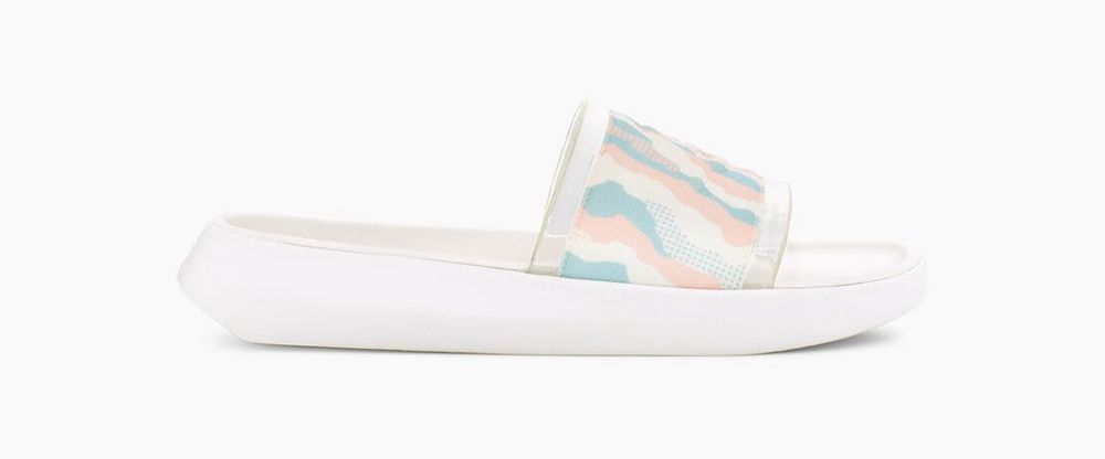 Ugg Slide Mens - Ugg Cali Collage Stripes - 251OWLMVC